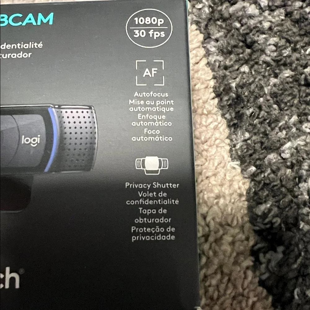 Logitech C920S Pro HD webcam, NEW!